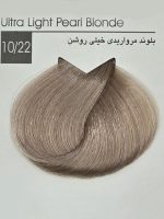 رنگ مو ایندوری پلاس 10/22 بلوند مرواریدی خیلی روشن - Ultra Light Pearl Blonde - Image 2