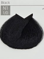 رنگ مو ایندوری پلاس 1/0 مشکی - Black N1 - Image 2
