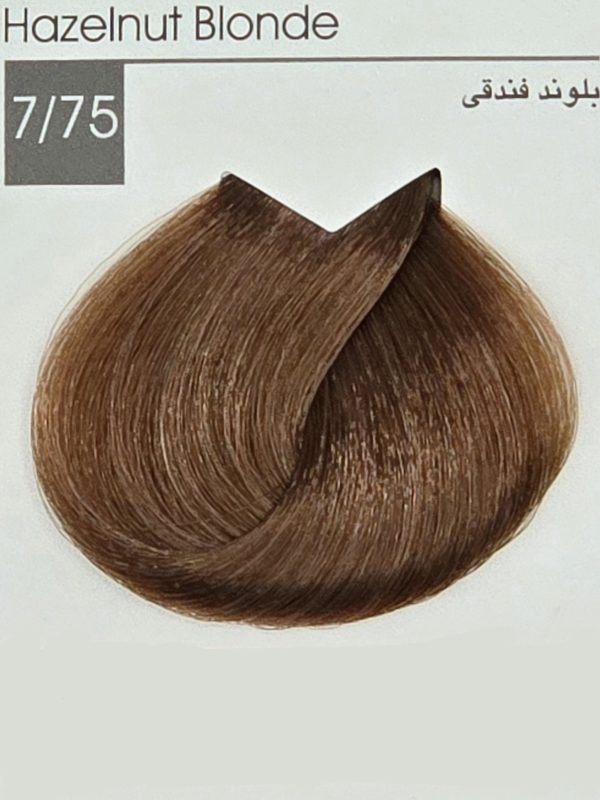 رنگ مو ایندوری پلاس 7/75 بلوند فندقی- Hazelnut Blonde - Image 2
