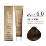 رنگ موی کم آمونیاک ۱۰۰ میل بلوند بار بلوند تیره قوی