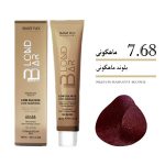 رنگ موی کم آمونیاک ۱۰۰ میل بلوند بار بلوند ماهگونی