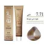 رنگ موی کم آمونیاک ۱۰۰ میل بلوند بار بلوند شنی متوسط
