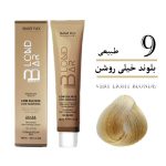 رنگ موی کم آمونیاک ۱۰۰ میل بلوند بار بلوند خیلی روشن