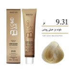 رنگ موی کم آمونیاک ۱۰۰ میل بلوند بار بلوند بژ خیلی روشن